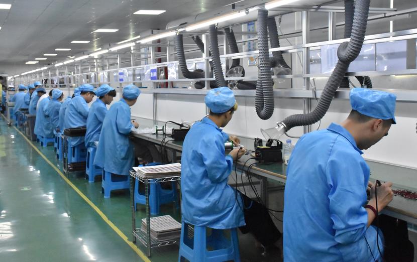 How does the Product Assembly production line ensure product quality?